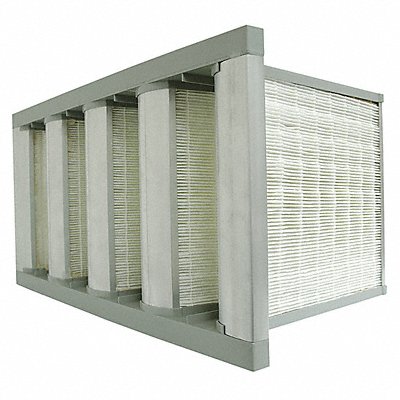 GRAINGER 11Z802 V-Bank Air Filter 12x24x12 MERV 15
