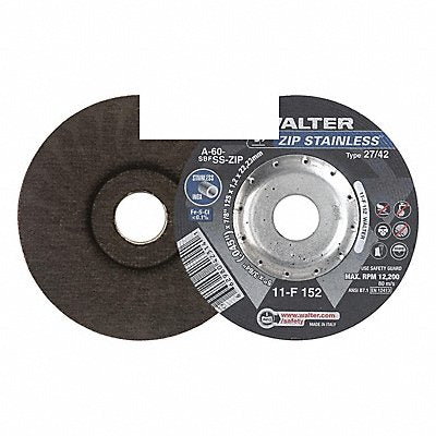 WALTER SURFACE TECHNOLOGIES 11F152 Grinding Wheel