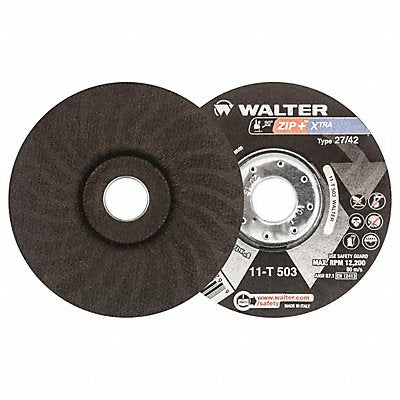 WALTER SURFACE TECHNOLOGIES 11T503 Cut Off Wheel T27 5x1/16x7/8