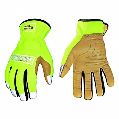 YOUNGSTOWN GLOVE CO. G1070LN320B Glove Cut resistant lime Hybrid 2XL PR