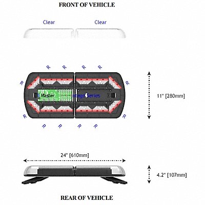 CODE 3 1270005C LED Lightbar
