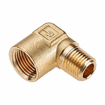 PARKER 1202P64 90 Degrees Male Elbow 3/8 OD x 1/4 Pipe