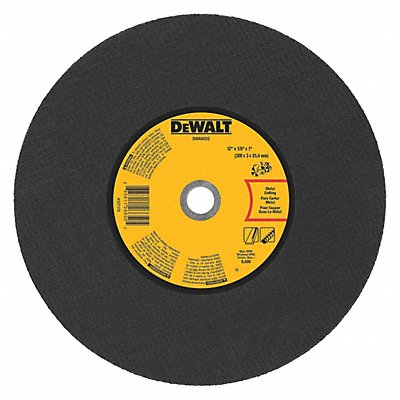 DEWALT DWA8032 Metal Port Saw Cut Off Wheel 12x1/8x1