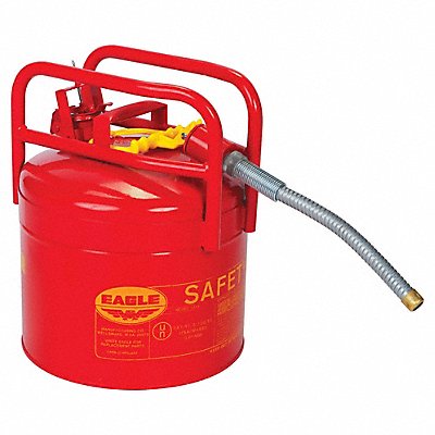 EAGLE 1215SX5 Type II Safety Can Red 5 gal Cap.