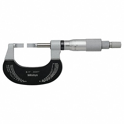MITUTOYO 12212510 Mechanical Blade Micrometer 0 to 1 in