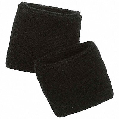 CHILL-ITS BY ERGODYNE 6500 Wrist Swestband Black Universal PK2