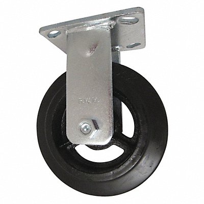 RWM 46RIR0620R Rigid w/6x2 Rubber on Iron Wheel