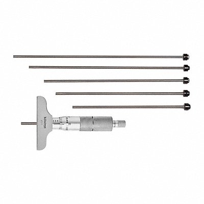 MITUTOYO 129-128 CAL Calibrated Mechanical Depth Micrometer