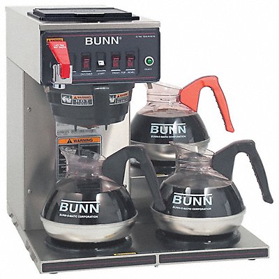BUNN CWTF153L Coffee Brewer 3 Lower Warmers