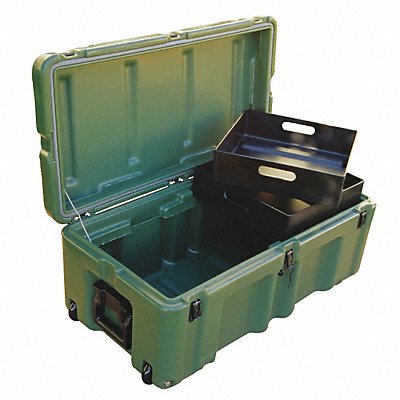 PELICAN 472FTLK1 Footlocker ODG Polyethylene 14 in