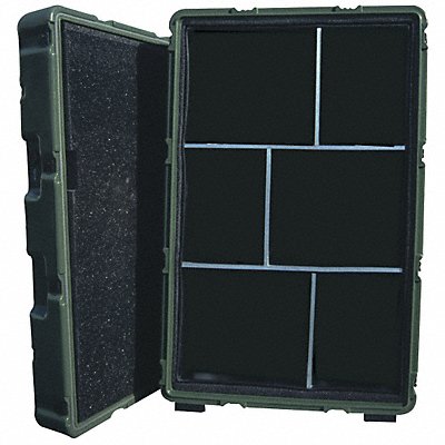 PELICAN 472BKSH100 Protective Case 12 3/4 in Press and Pull ODG