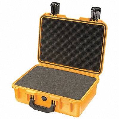 PELICAN IM2200 G3173 Protective Case 4 in Padlock Hasp Press Pull Yellow