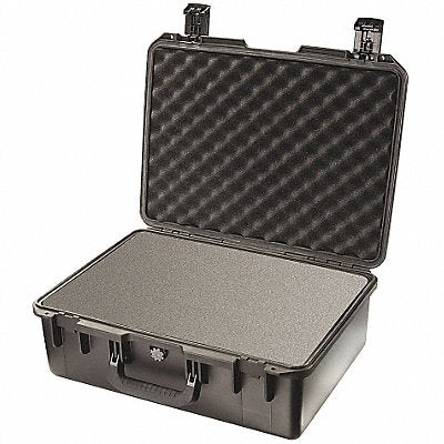PELICAN IM2600 G3187 Protective Case 5 45/64 in Padlock Hasp Press Pull Blk