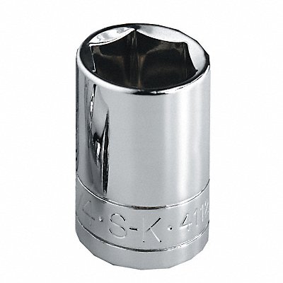 SK PROFESSIONAL TOOLS 45122 Socket Steel Chrome 11/16 in
