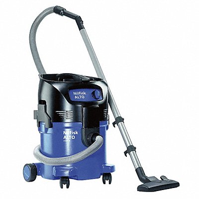 NILFISK 302004229 Shop Vacuum 8 gal Plastic 113 cfm