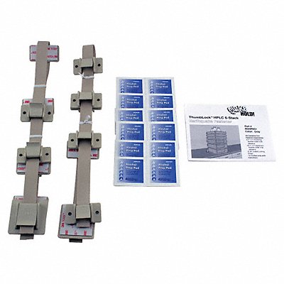 QUAKEHOLD! RDHP6G1 HPLC 6-Stack Fastener Kit Grey