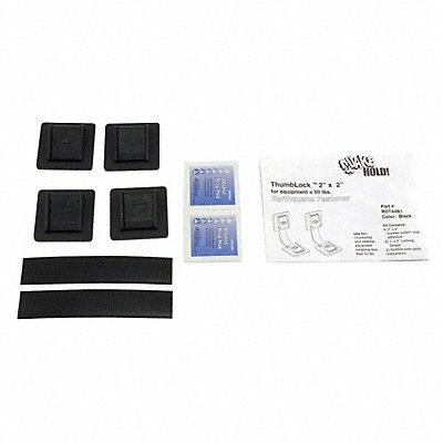 QUAKEHOLD! RDT44B1 Equipment Fastener 50 Lbs Black