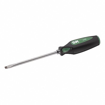 SK PROFESSIONAL TOOLS 79102 Screwdriver Slotted 1/4x6 Round w/Hex