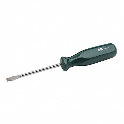 SK PROFESSIONAL TOOLS 85201 Screwdriver Slotted 3/16x4 Round w/Hex
