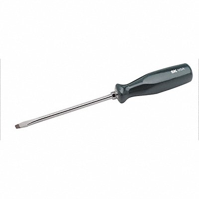 SK PROFESSIONAL TOOLS 85204 Screwdriver Slotted 1/4x6 Round w/Hex