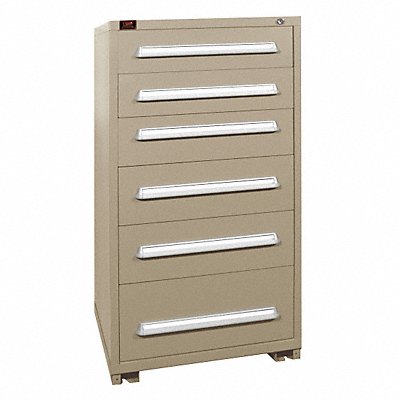 LYON PPM6830301016IL Modular Drawer Cabinet 59.25 x30 x28 Putty 6Drwr