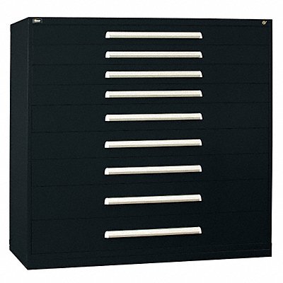 VIDMAR RP3544ALBK Modular Drawer Cabinet 59 x60 x28 Black 9Drwr