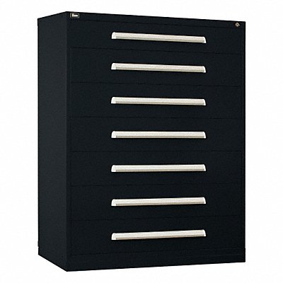 VIDMAR RP3545ALBK Modular Drawer Cabinet 59 x45 x28 Black 7Drwr