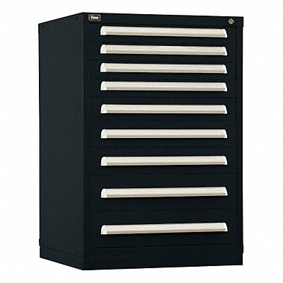 VIDMAR RP2106ALBK Modular Drawer Cabinet 44 x30 x28 Black 9Drwr