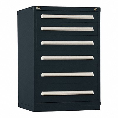 VIDMAR SCU2066ALBK Modular Drawer Cabinet 44 x30 x28 Black 6Drwr