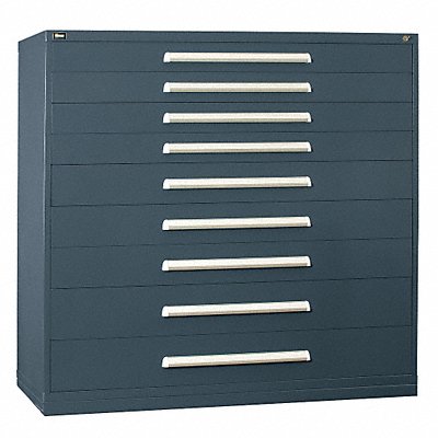 VIDMAR RP3544ALVG Modular Drawer Cabinet 59 x60 x28 Light Grey 9Drwr