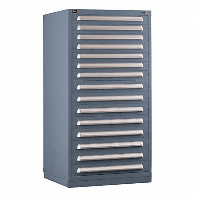 VIDMAR SCU3014AFTKAVG Modular Drawer Cabinet 59 x30 x28 LtGry 15Drwr