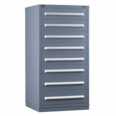 VIDMAR SEP3163AFTKAVG Modular Drawer Cabinet 59 x30 x28 Light Grey 8Drwr