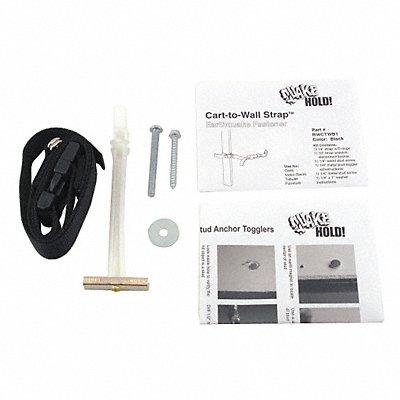 QUAKEHOLD! RWCTWB1 Cart-to-Wall Strap Black