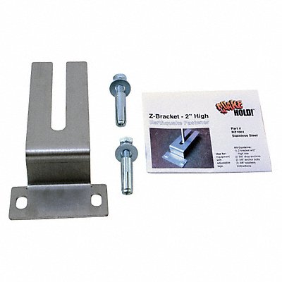 QUAKEHOLD! RZ1001 High Z-Bracket 2 In Stainless Steel