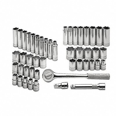 SK PROFESSIONAL TOOLS 41476 Socket Wrench St Chrome 6Pt 1/2 - 1 1/8 in