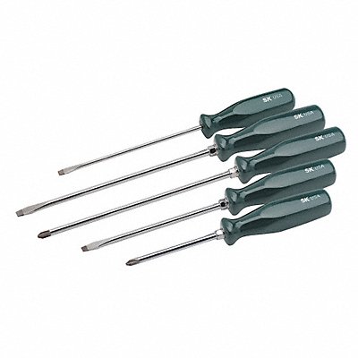 SK PROFESSIONAL TOOLS 86321 Screwdriver Set Slotted/Phillips 5 Pc