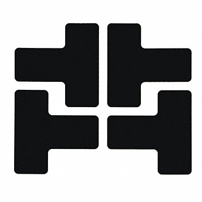 BRADY 104440 Floor Tape Black 2 inx5 in T PK20