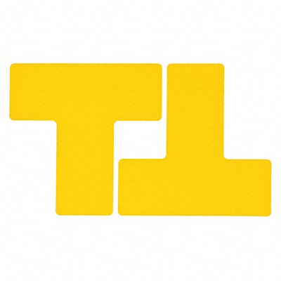 BRADY 104451 Floor Tape Yellow 3 inx8 in T PK20