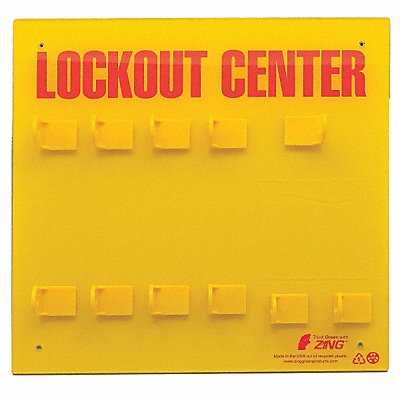 ZING 7114E Lockout Board Unfilled 15 In H