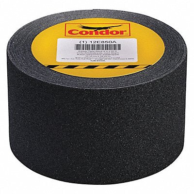 CONDOR GRAN5014 AntiSlip Tape 60 ftLx4 inW BLK 80 Grit