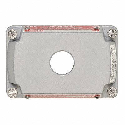 APPLETON ELECTRIC ESKB1PBQ Hazardous Location Cover Grey Aluminum