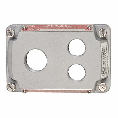 APPLETON ELECTRIC ESKB3JPBQ Hazardous Location Cover Grey Aluminum