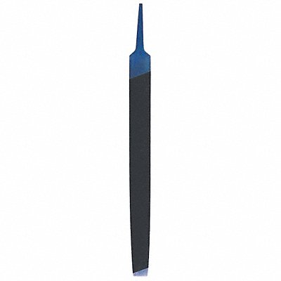WESTWARD 12F841 Hand File Single Cut 6 in Black Oxide