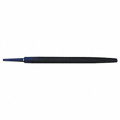 WESTWARD 12F858 Three Square File Dbl Cut 6In Black Oxide
