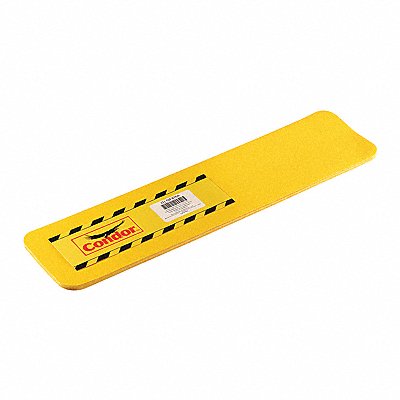CONDOR GRAN12745 AntiSlip Tread 24 Lx6 W Yellow 60 Grit PK10