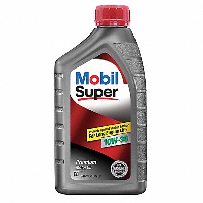 MOBIL 124403 Engine Oil 10W-30 Synthetic Blend 1qt