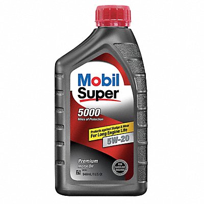 MOBIL 124405 Engine Oil 5W-20 Conventional 1qt
