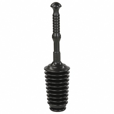 GRAINGER 12G689 Accordion Flange Plunger 11 1/4in HandL