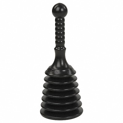 GRAINGER 12G690 Accordion Cup Plunger 6 1/2 in Hand L