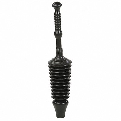 GRAINGER 12G691 Accordion Flange Plunger 11 1/4 in HandL
